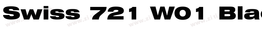 Swiss 721 W01 Black字体转换